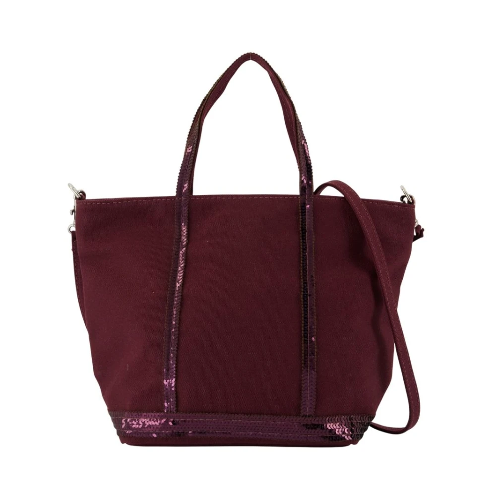 Vanessa Bruno Women's Purple Cotton Shopper Bag - Shopping Bags - One Size - Bags