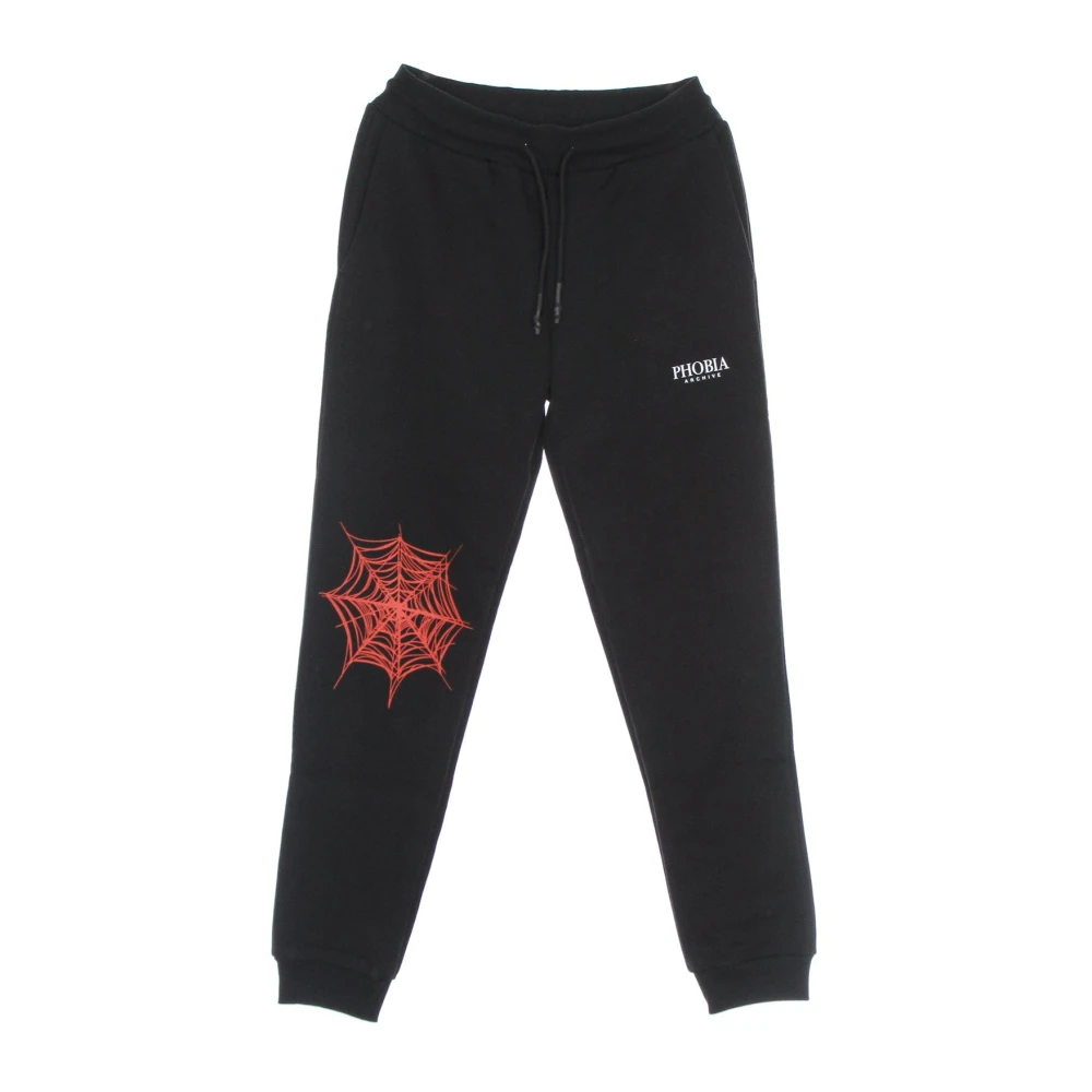 Phobia Archive Mannelijk Zwart Broeken Heren, Xl, Katoen, Lichtgewicht Trainingsbroek