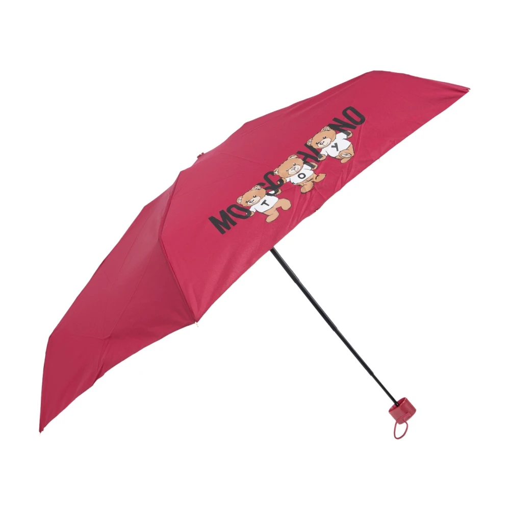 Moschino Paraplu met logo Red Unisex