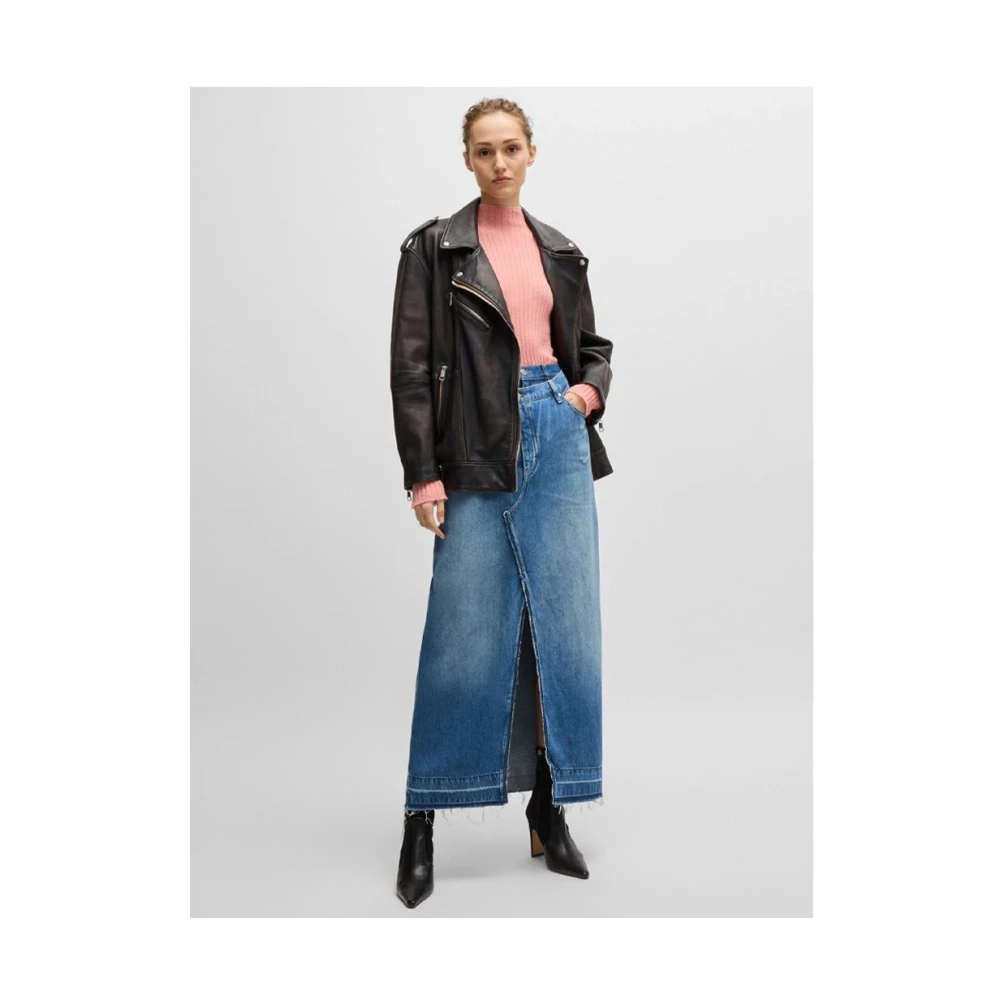 Hugo Boss Stijlvolle Rok voor Vrouwen Blue Dames