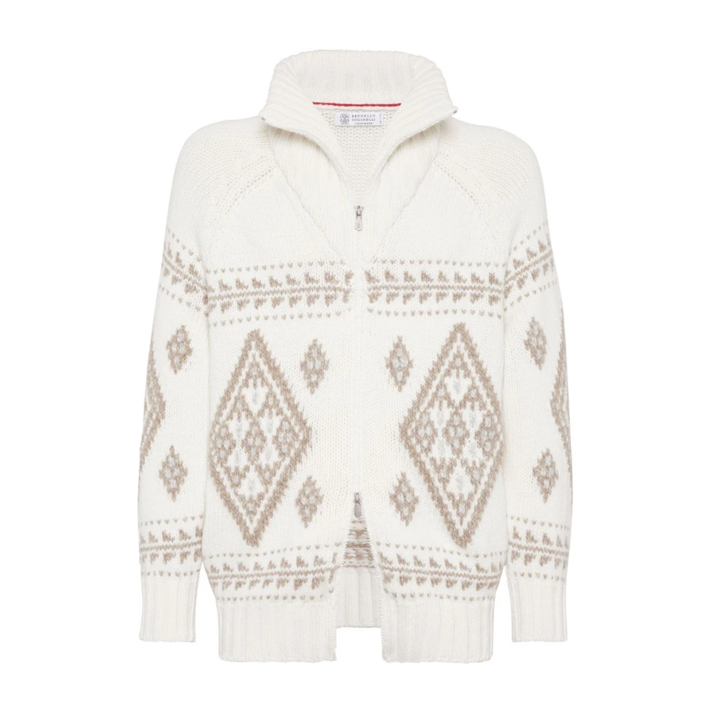 BRUNELLO CUCINELLI Luxe Sweaters Collectie Beige Heren