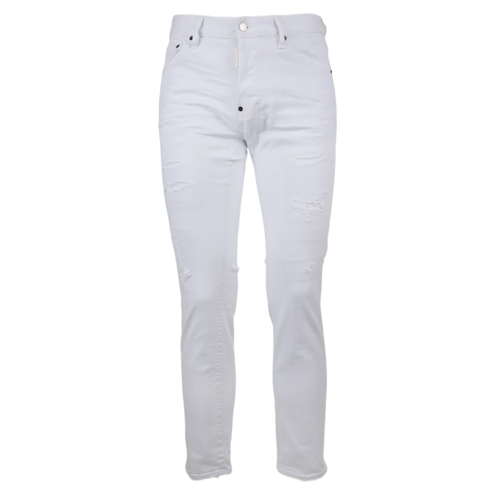 Dsquared2 Slim-fit Jeans White Heren