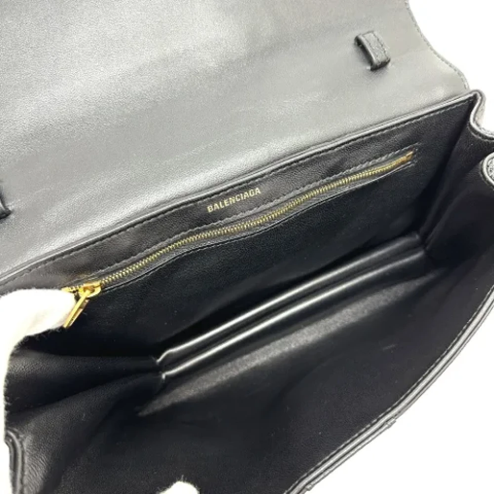 Balenciaga Vintage Pre-owned Leather shoulder-bags Black Dames