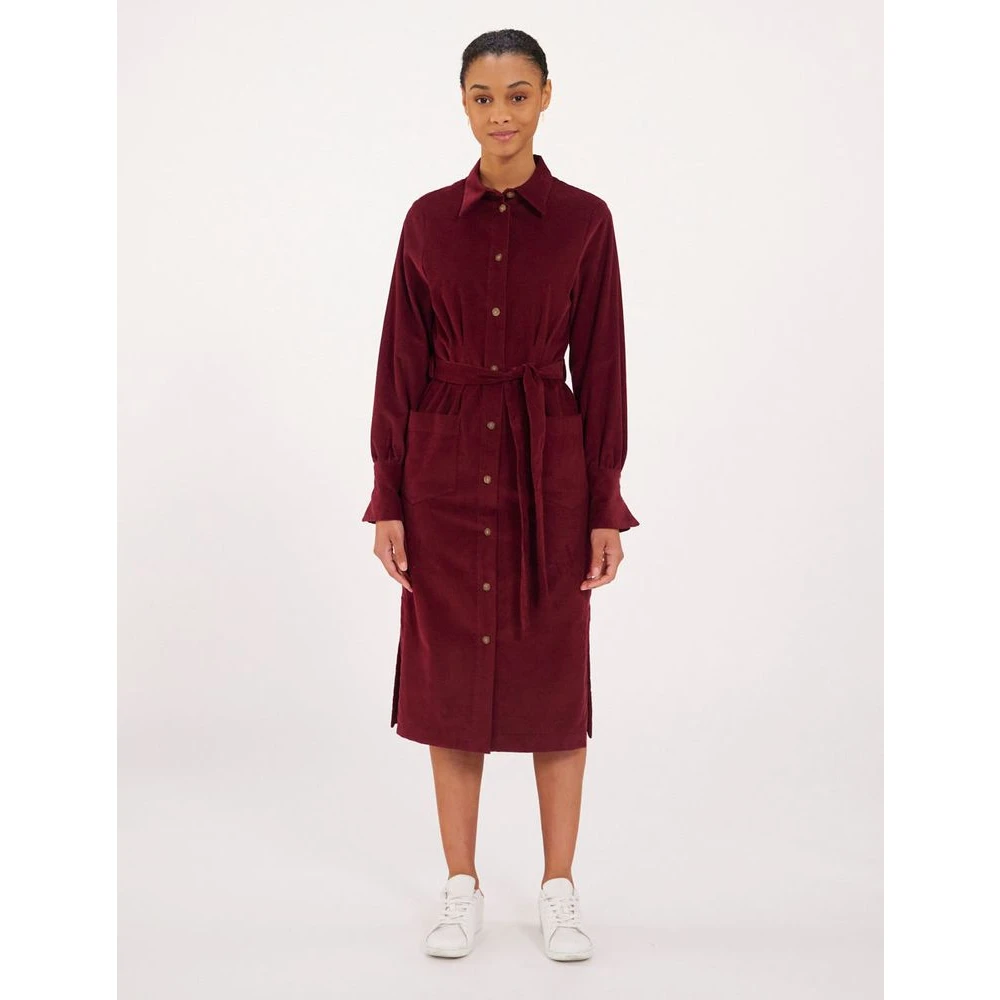 Ines De La Fressange Paris Pruimfluwelen Rosabella Jurk Red Dames