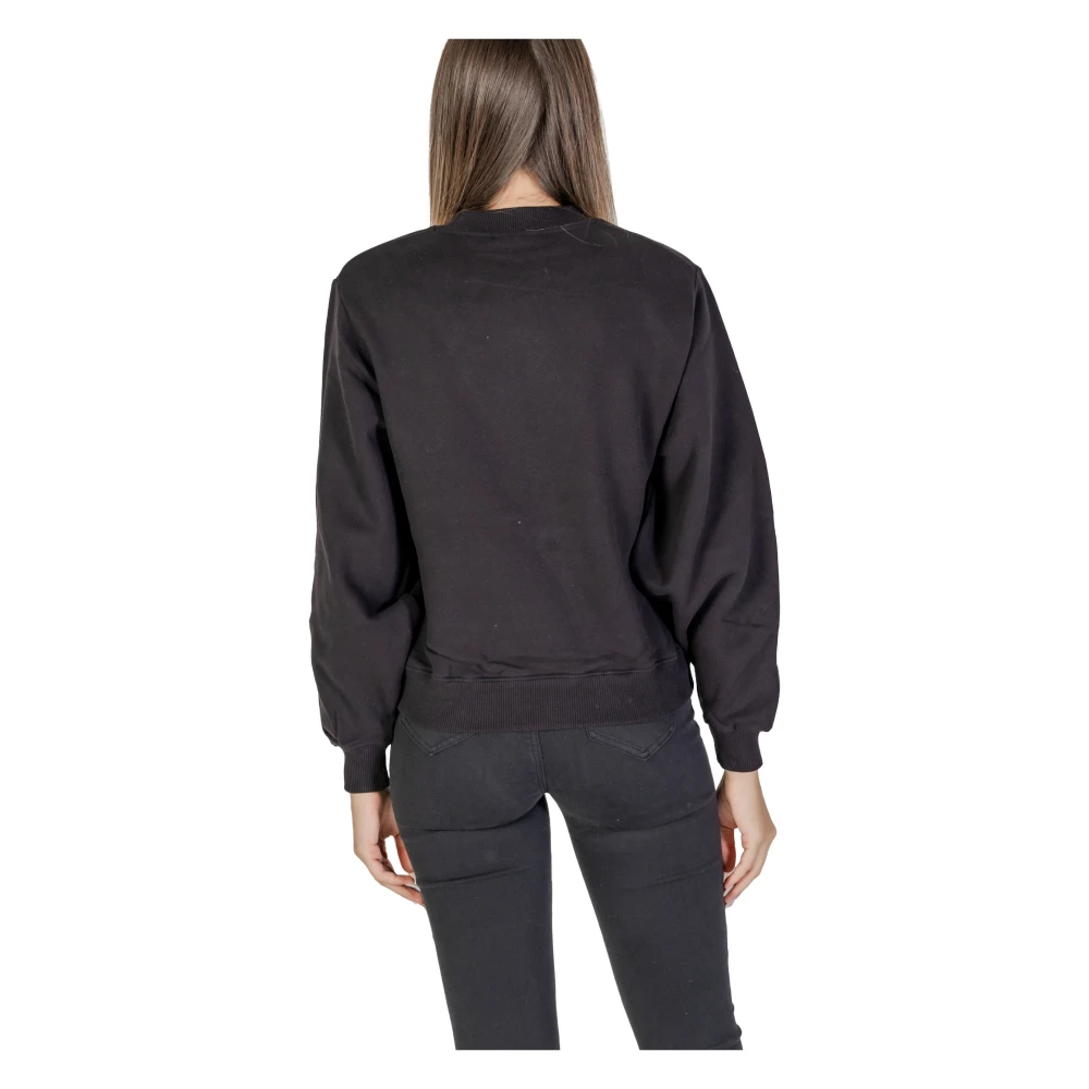 Calvin Klein Jeans Chenille Monologo Dames Sweater Black Dames