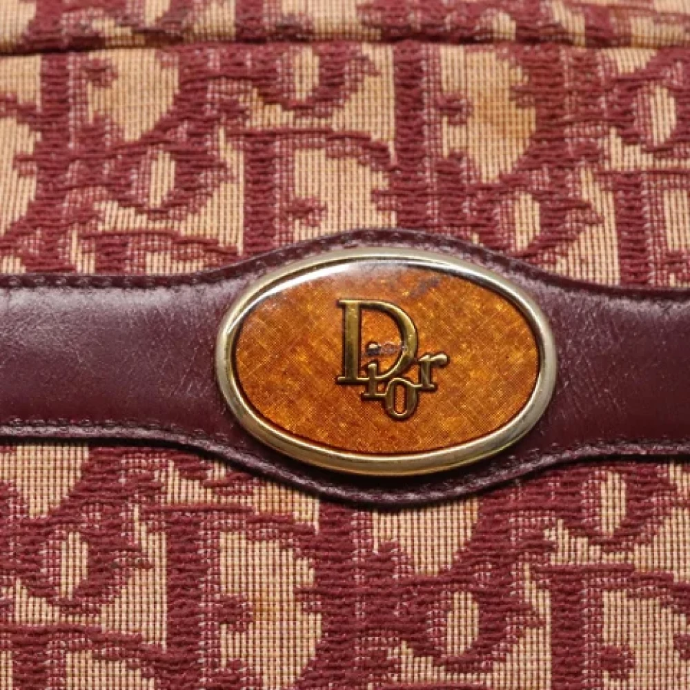 Dior Vintage Pre-owned Canvas dior-bags Red Dames