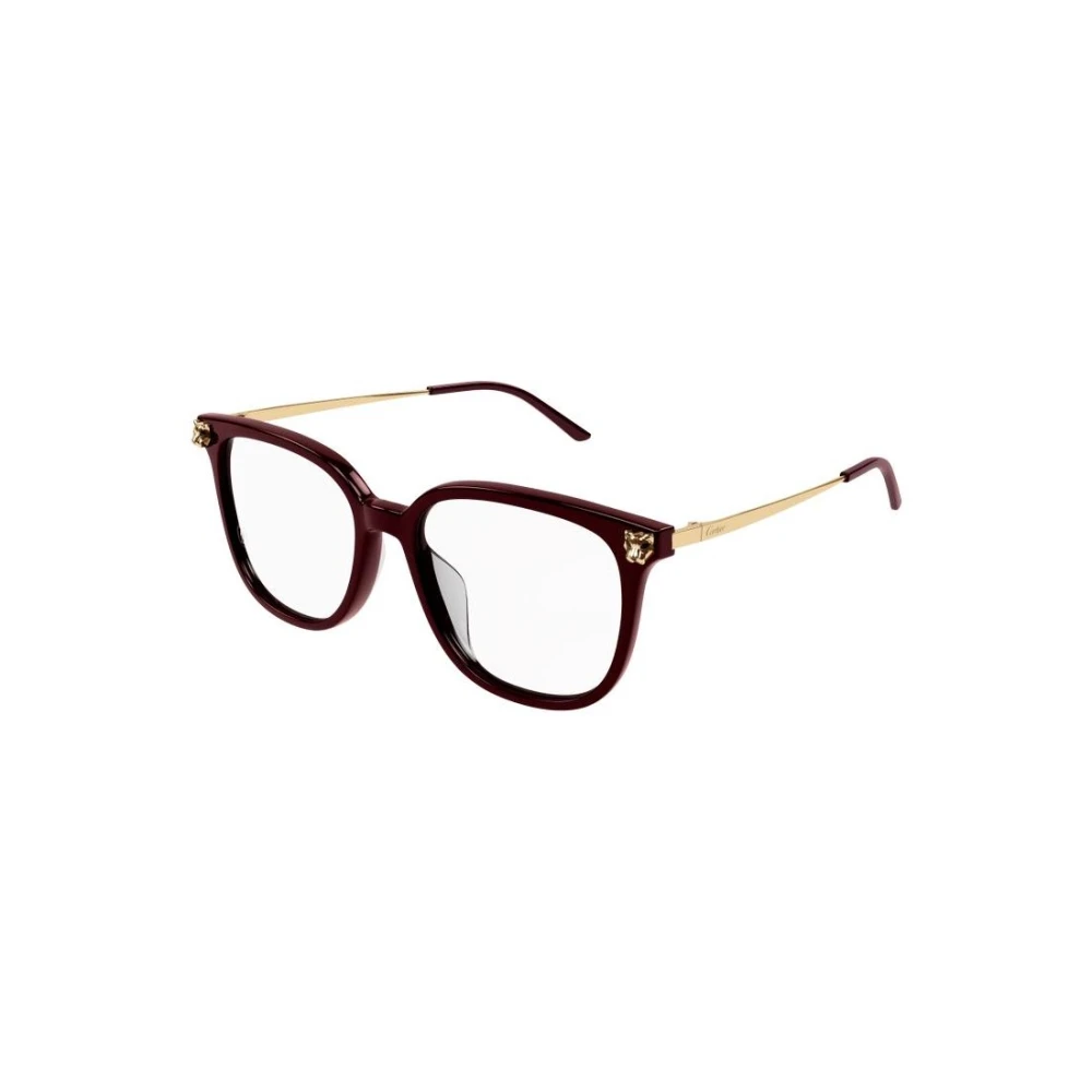 Cartier Stijlvolle Brilmontuur Brown Unisex