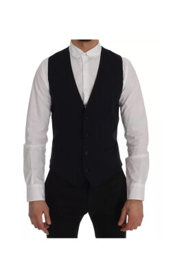 gilet-en-laine-a-rayures-bleues-coupe-classique