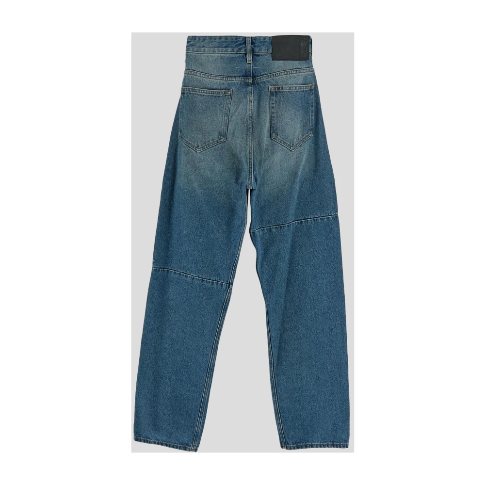 Maison Margiela Klassieke Katoenen Straight Leg Jeans Blue Heren