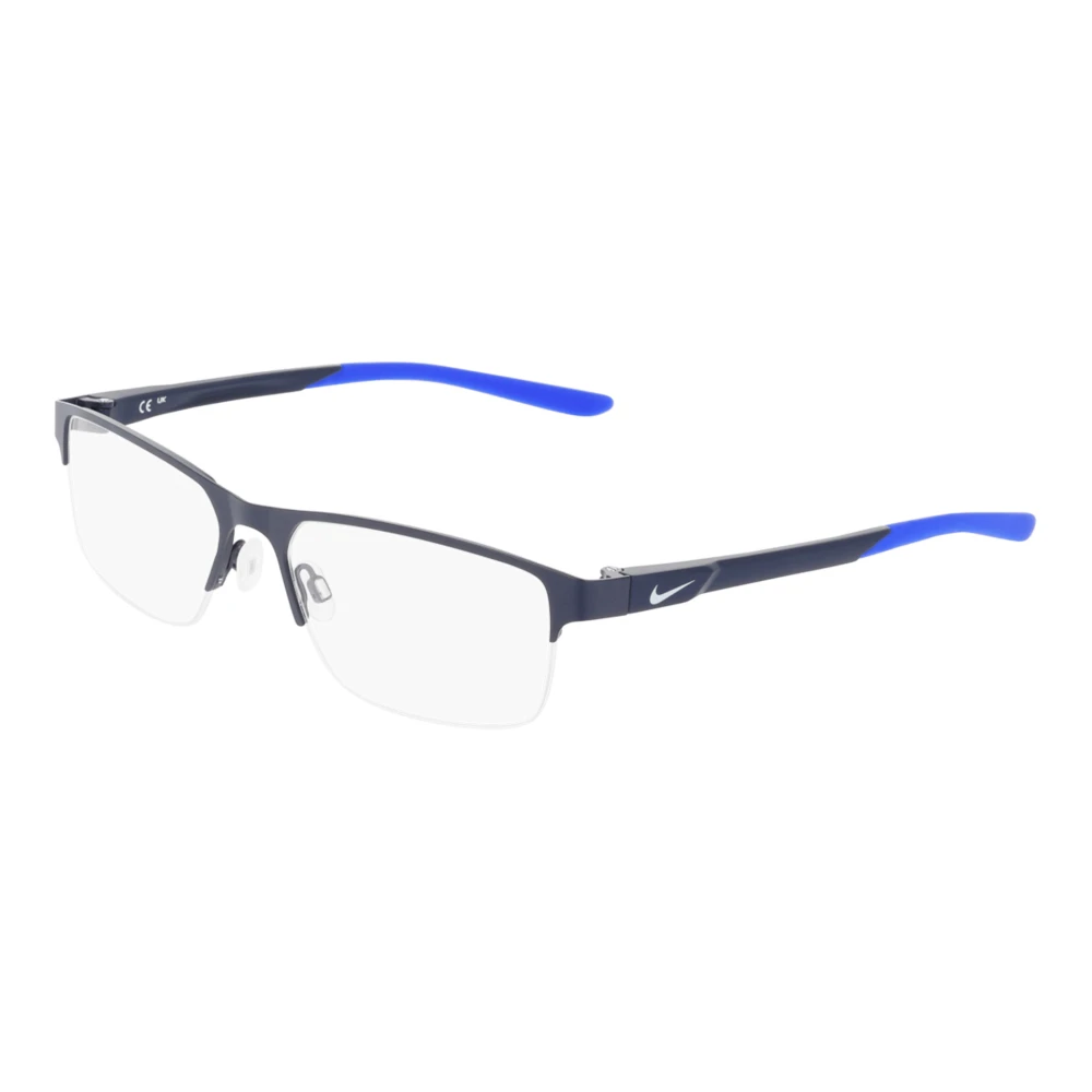 Nike Men's Blue 8159 Rectangle Eyeglasses