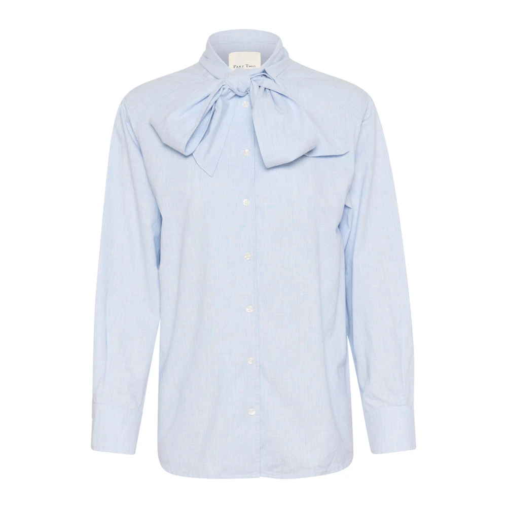 Part Two Vrouwelijke Shirt Blouse Windsurfer Stijl Blue Dames