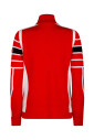 red-sweater-with-high-neck-and-stripes