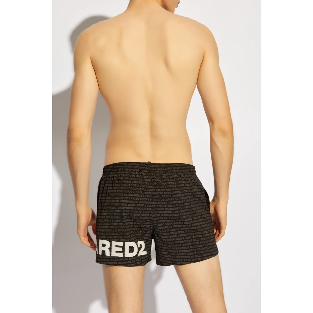 Dsquared2 Zwembroek Black Heren
