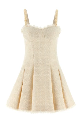 Conchiglie Tweed Mini Dress