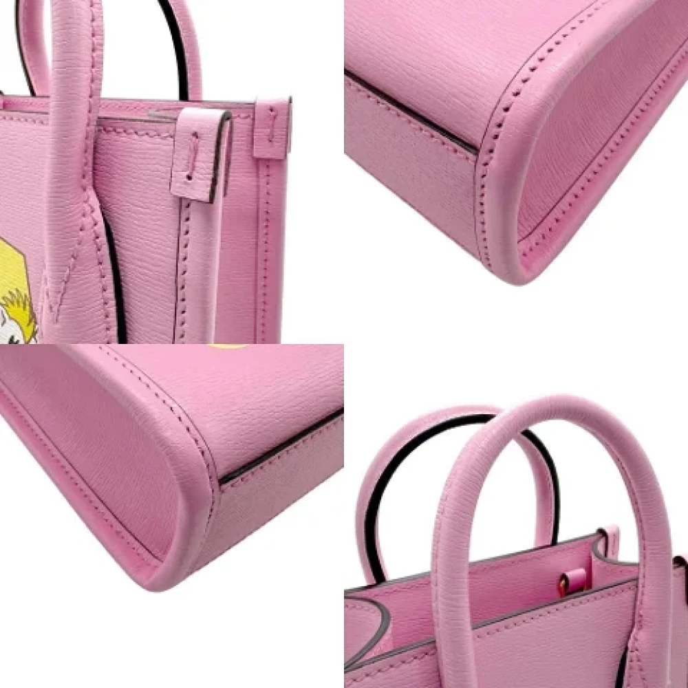 Gucci Vintage Pre-owned Leather handbags Pink Dames