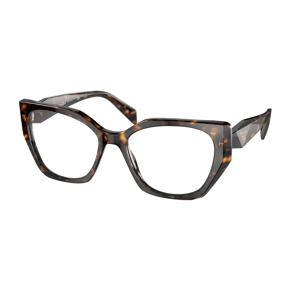 Prada Women's Brown Glasses, 52 Mm, Stylish Eyeglasses In Tortoiseshell