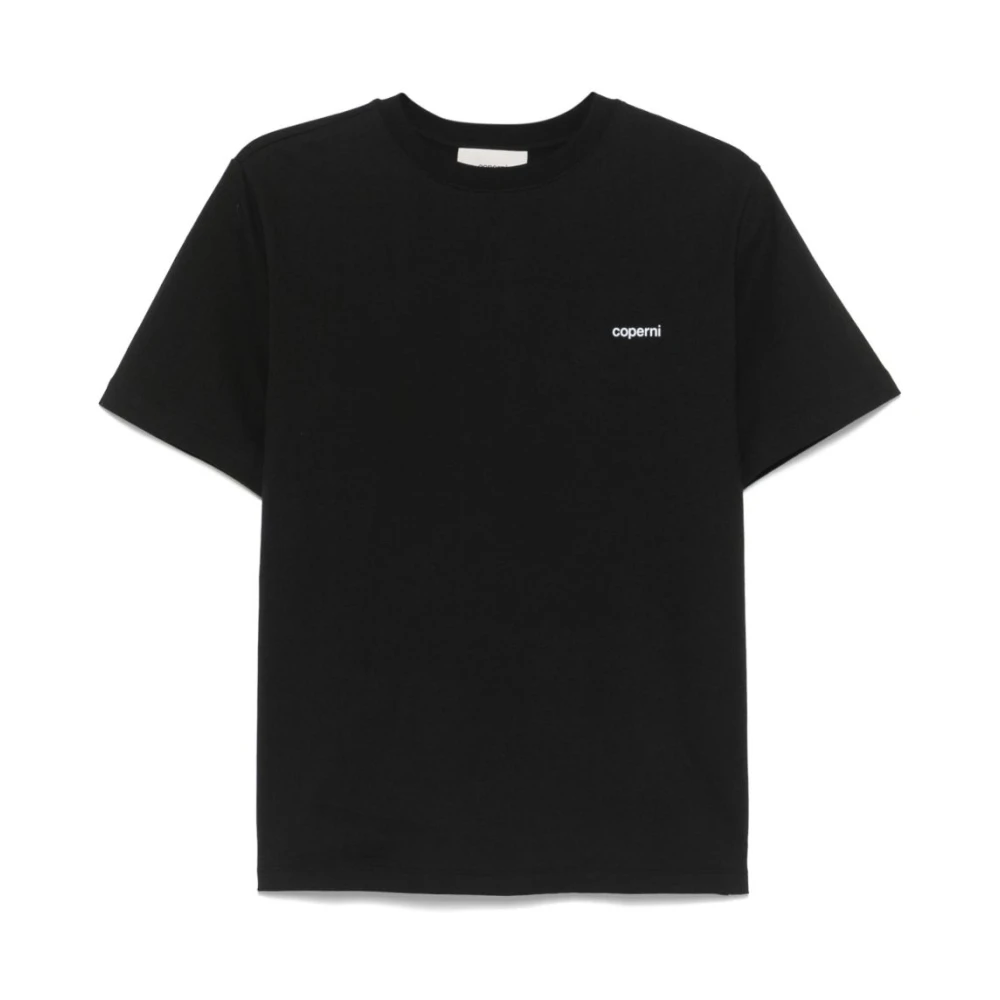 Coperni Women's Black Crew Neck T-Shirt - T-Shirts - Xs - Tops