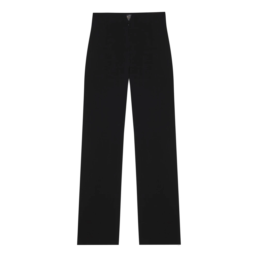 Cortana Black Straight Trousers, Female, Xs, Mira High-Waist Straight Trousers