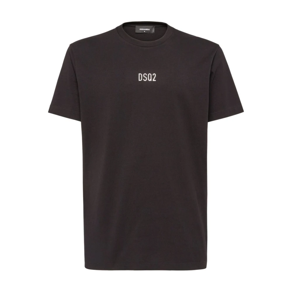 Dsquared2 Zwarte Tshirt voor een stijlvolle uitstraling Black Heren