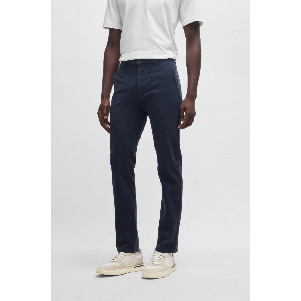 Boss Orange Stijlvolle Oranje Broek Blue Heren
