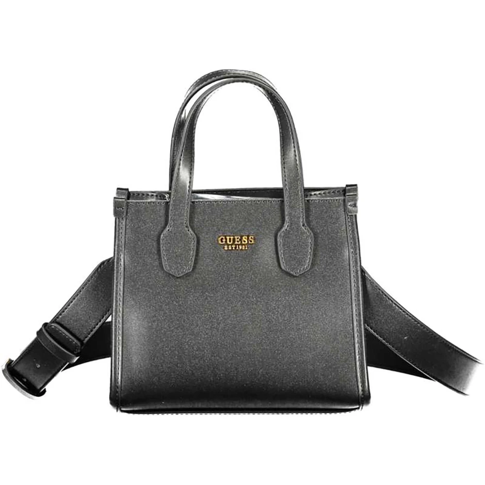 Guess Black Silvana Mini Handbag - Female - Shoulder Bags - One Size - Bags