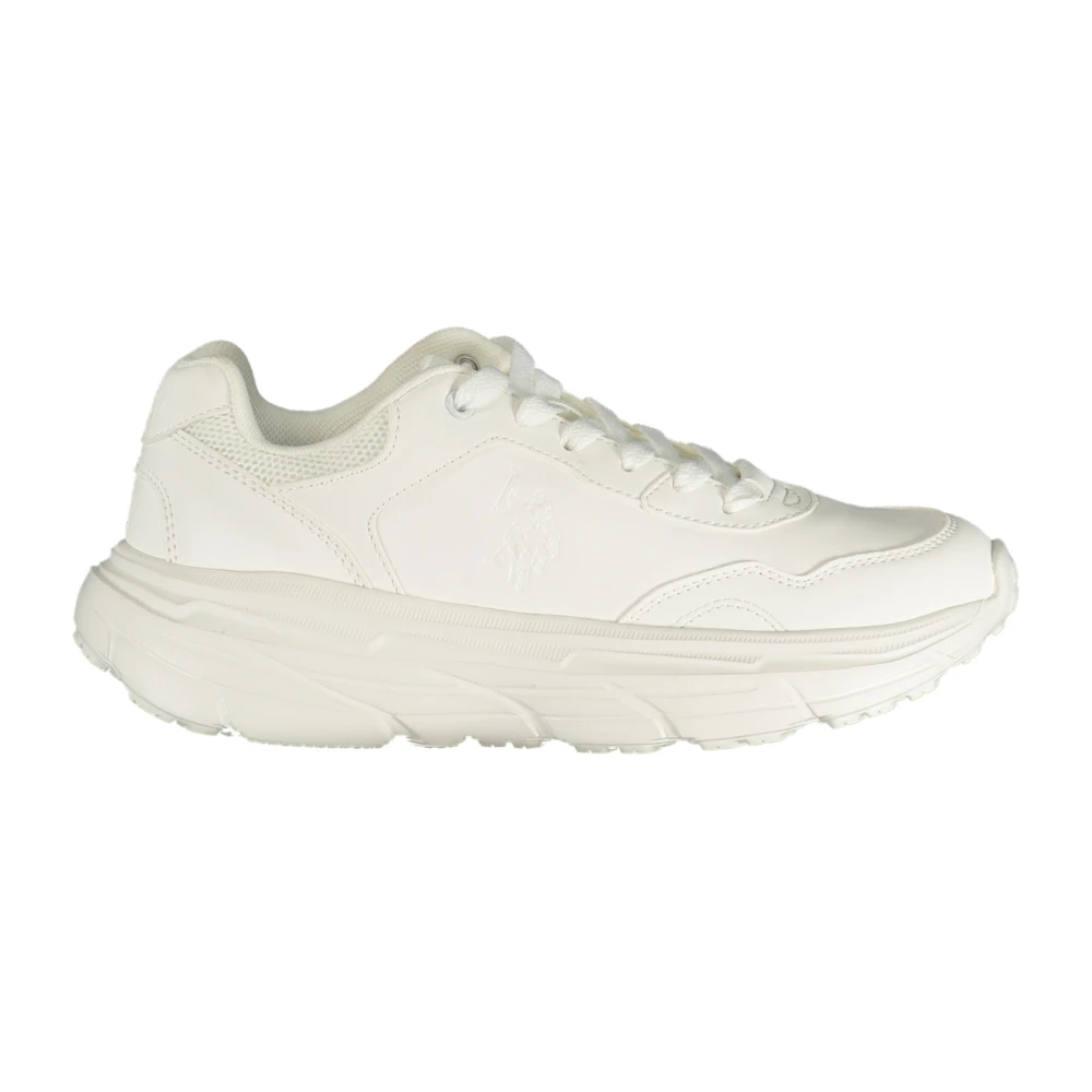 U.s. Polo Assn. Sports Shoe - Female - Sneakers - White - 4 Uk - Shoes