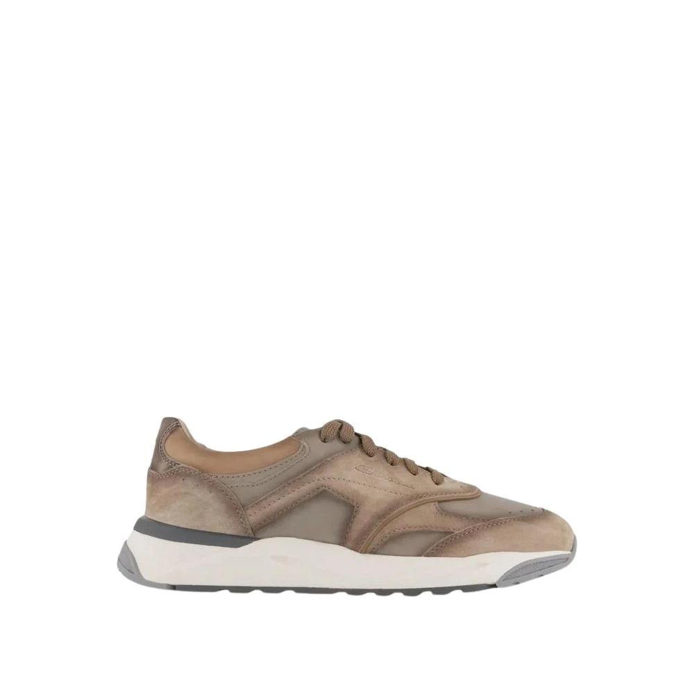 Santoni Santoni Heren Nova Nex sneakers Heren Schoenen Beige