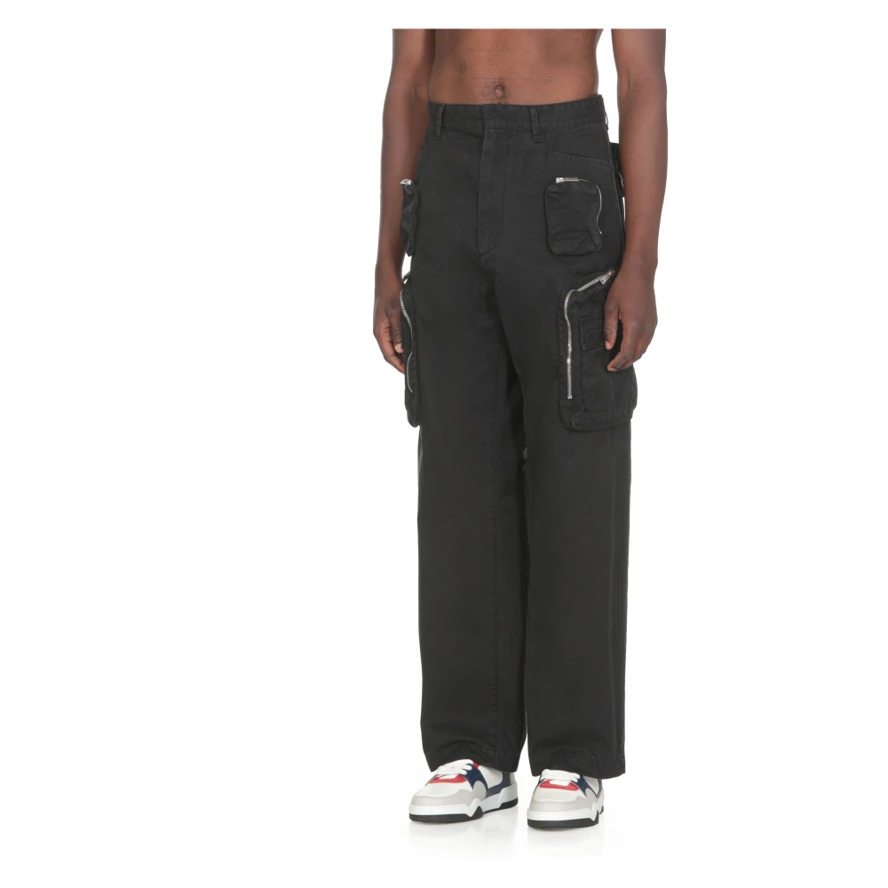 Dsquared2 Zwarte Cargo Broek Black Heren