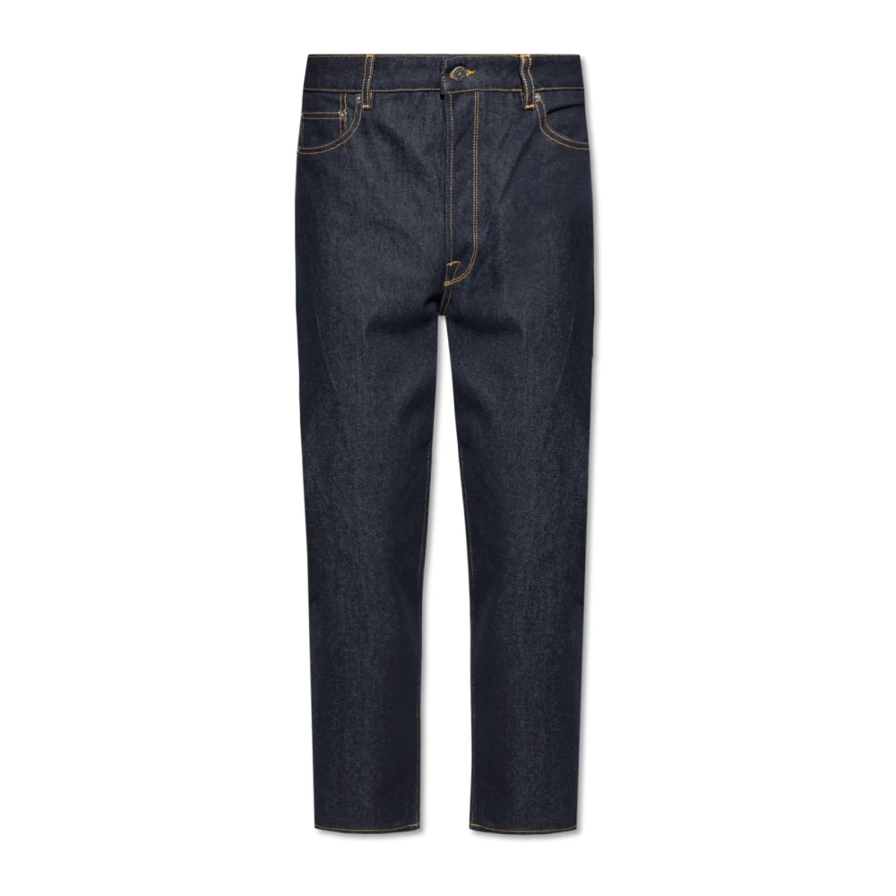 Golden Goose Jeans met Taps Toelopende Pijpen Blue Heren