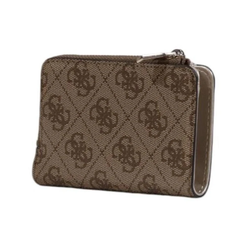 Guess Stijlvolle Polyethyleen Dames Portemonnee Collectie Brown Dames