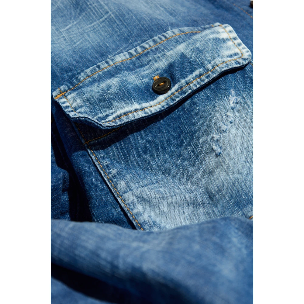 Dsquared2 Denim overhemd Blue Dames