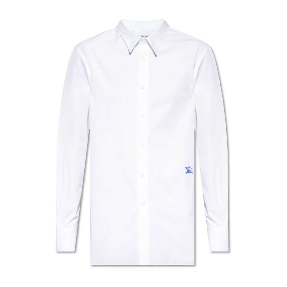 Burberry Skjorta med logotyp White, Herr