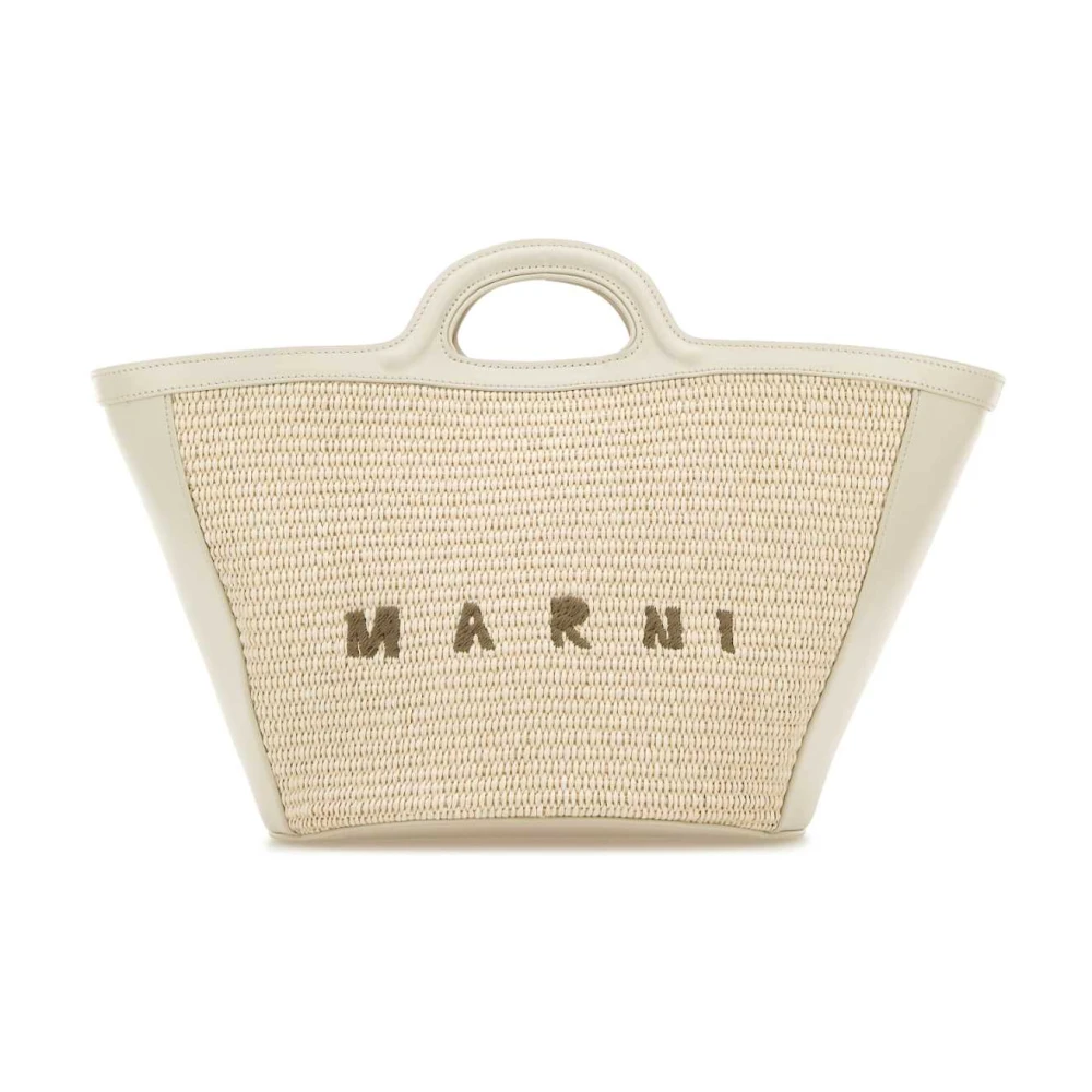 Marni - Bags > Handbags - Beige - Marni - Modalova