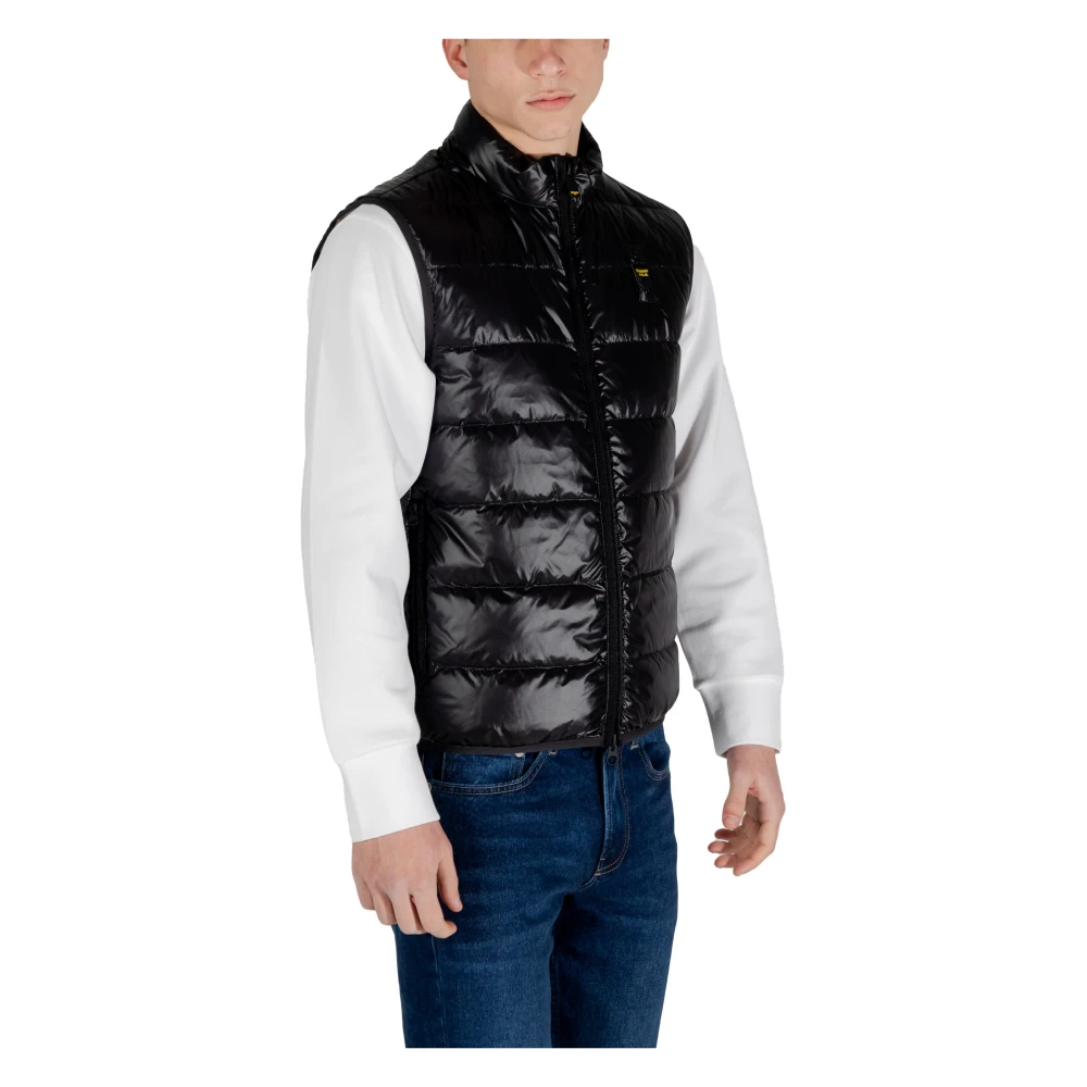 Blauer Lente Zomer Heren Polyamide Shirt Collectie Black Heren
