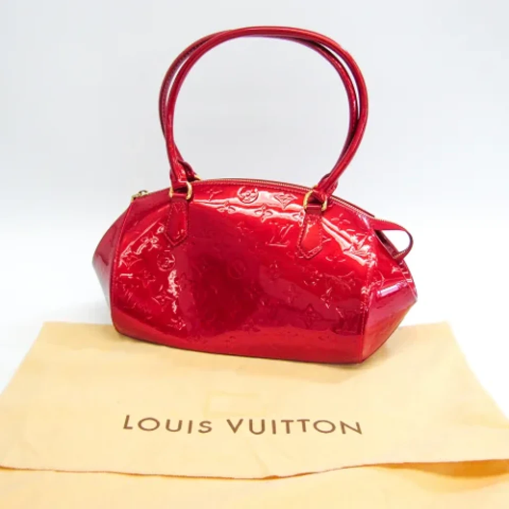 Louis Vuitton Vintage Pre-owned Leather shoppers Red Dames