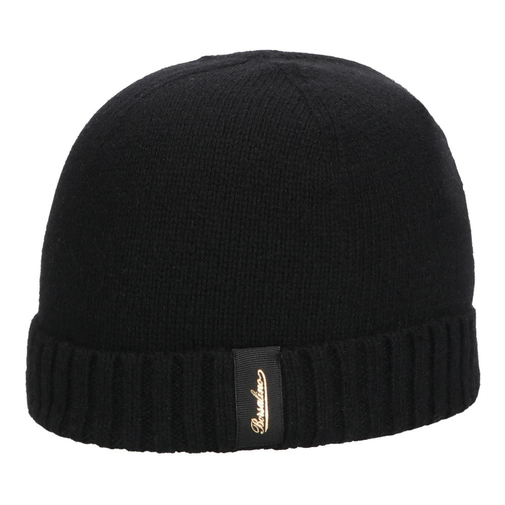 Borsalino Eco Beanie in Zwart Black Unisex