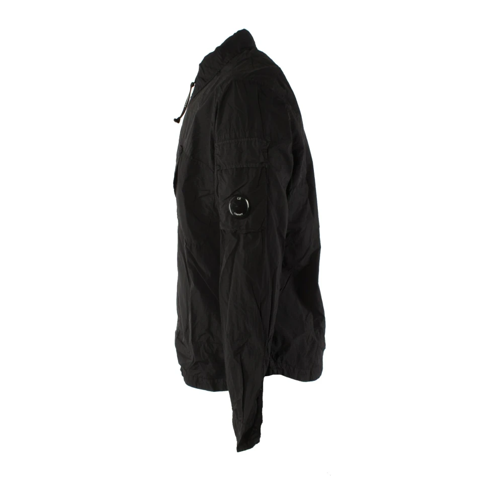 C.P. Company Zwarte Nylon Shirt voor Heren Black Heren