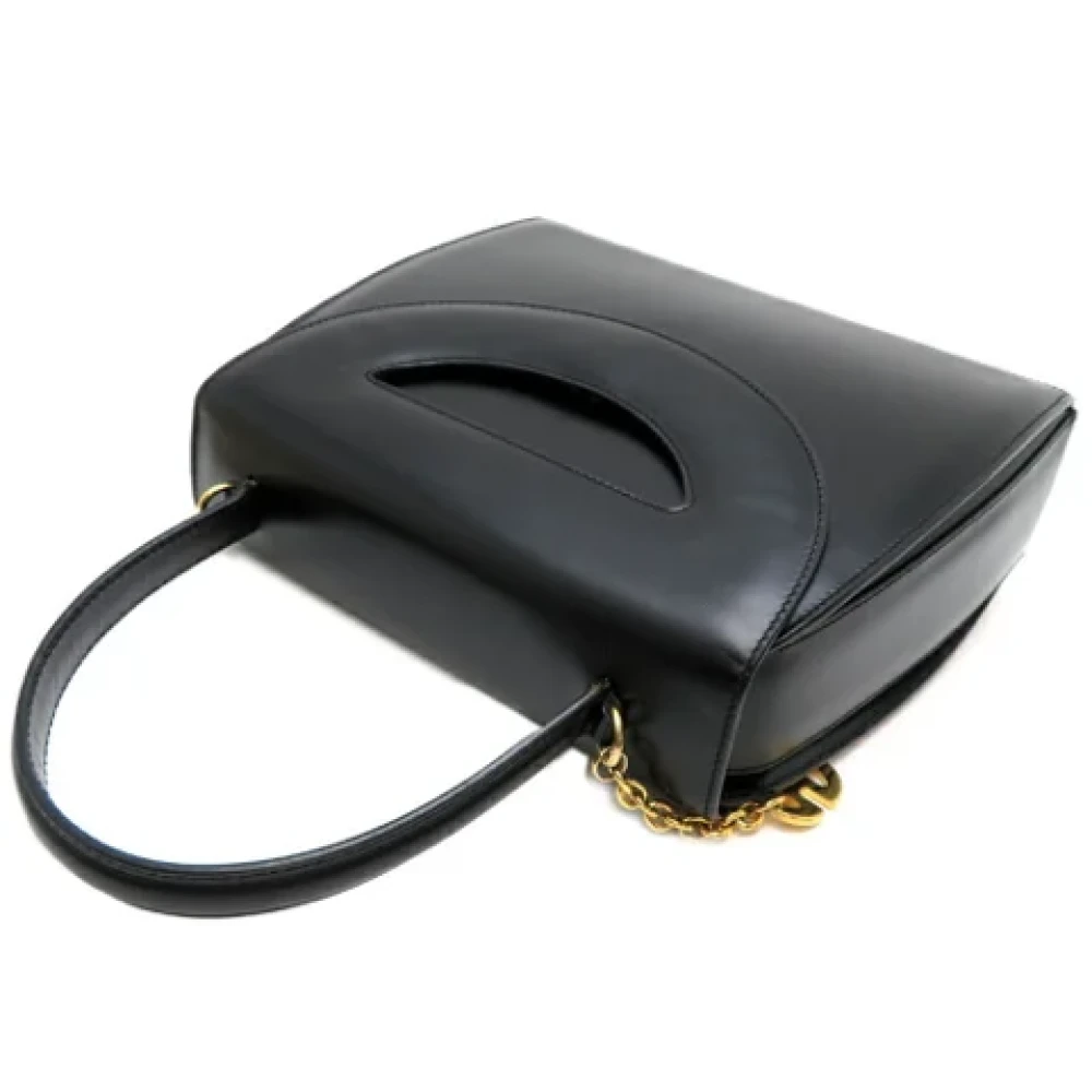 Celine Vintage Pre-owned Leather handbags Black Dames