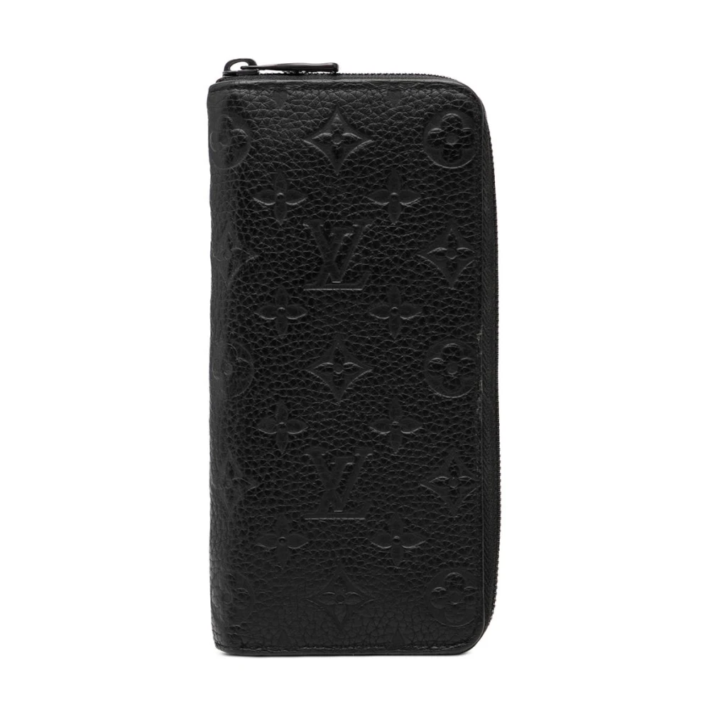 Louis Vuitton Vintage Women's Black Pre-Owned Zip Around Wallet