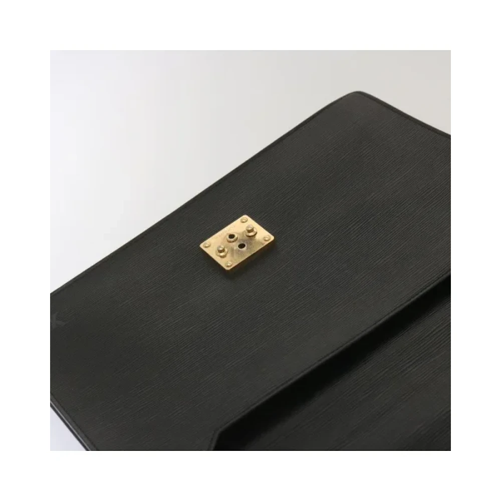 Louis Vuitton Vintage Pre-owned Leather louis-vuitton-bags Black Dames