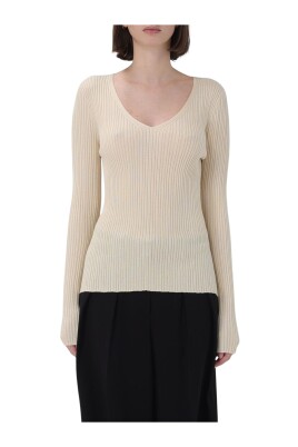 ribbed-knit-v-neck-sweater