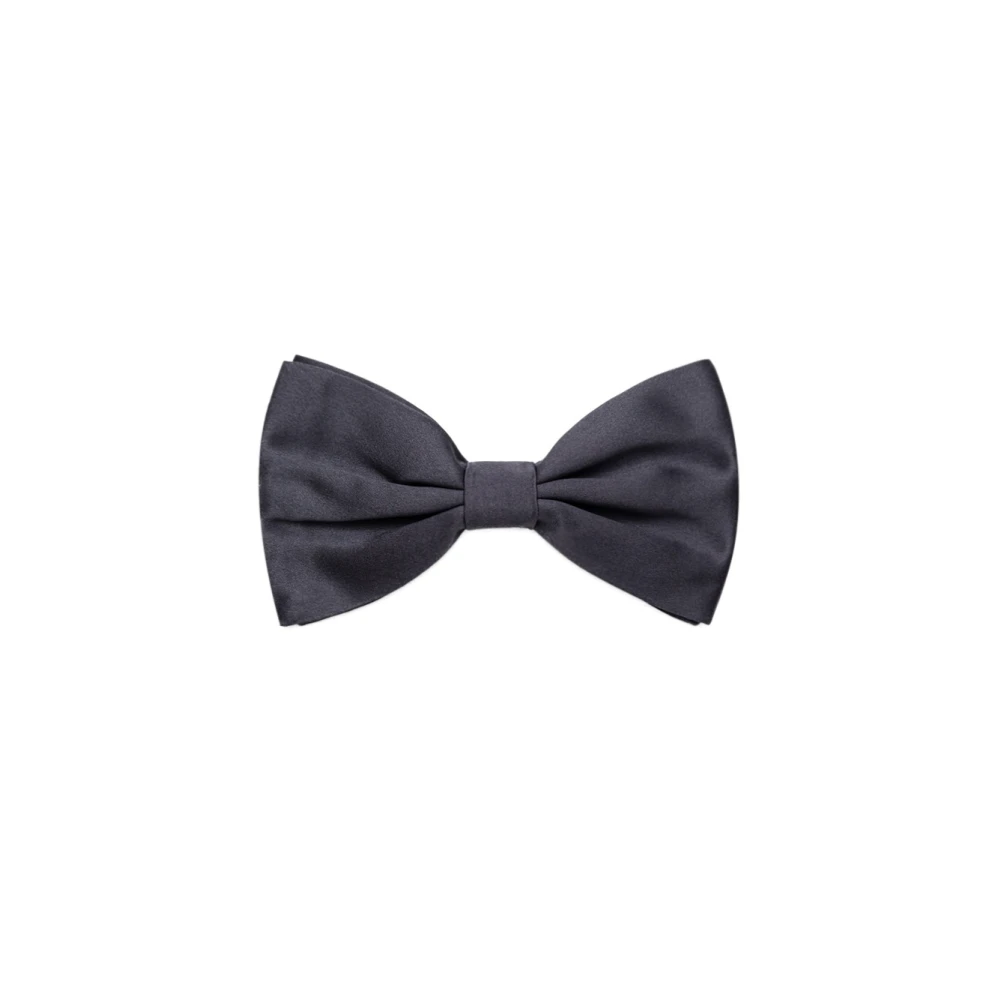 Dolce & Gabbana Silk Butterfly Hair Clip - Male - Bow Ties - Gray - One Size - Accessories