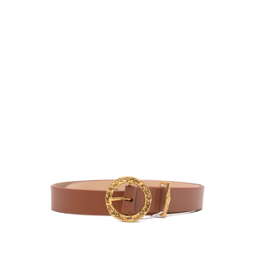 Zimmermann Brown Round Buckle Belt - Female - Belts - S/M - Accessories