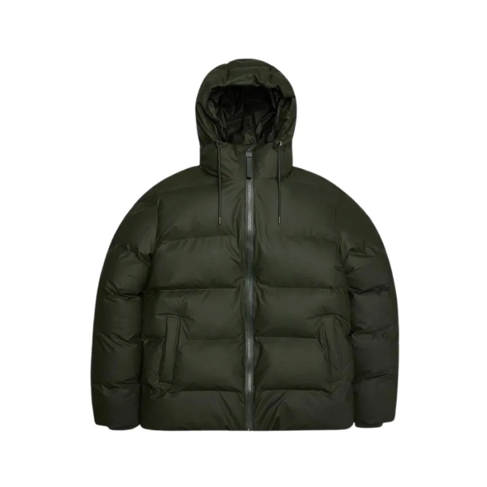 Rains , Winter Jackets, Male, Green, S, Alta Puffer Jacket