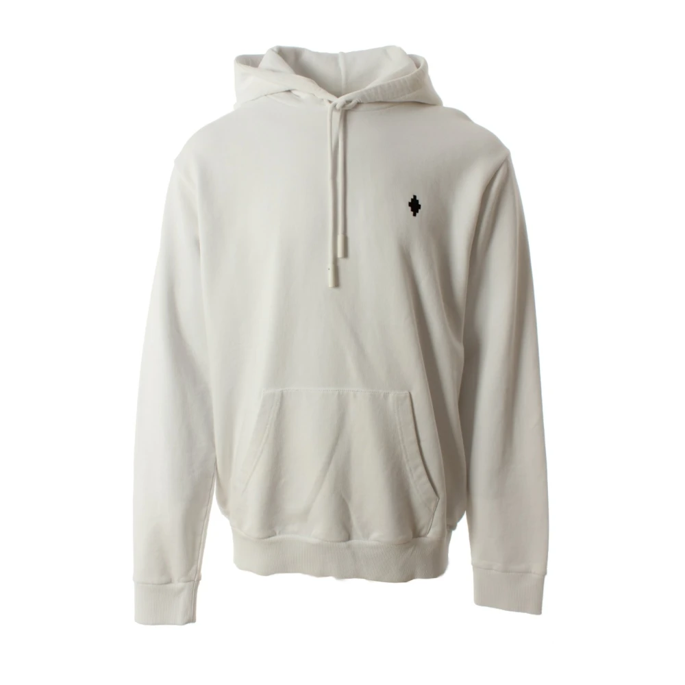 Marcelo Burlon Men's White Hoodies, Xl, Sweatshirts