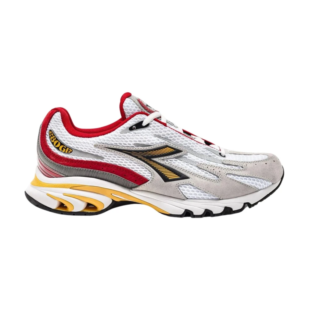 Diadora Men's White Chunky Running Sneaker