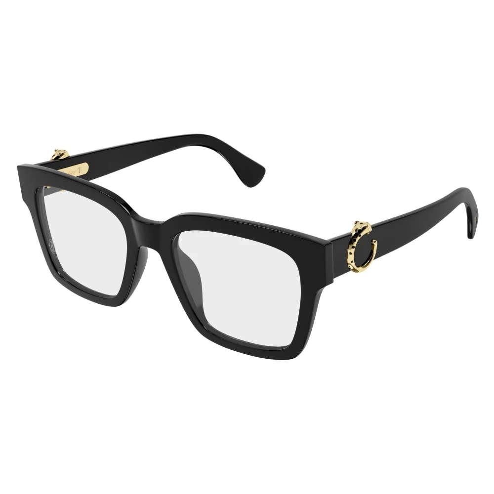 Cartier Unisex Black Glasses, 53 Mm, Optical Frame