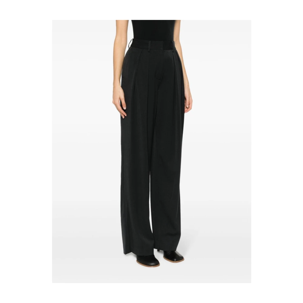 Staud Wijde Plooi Luisa Broek Black Dames