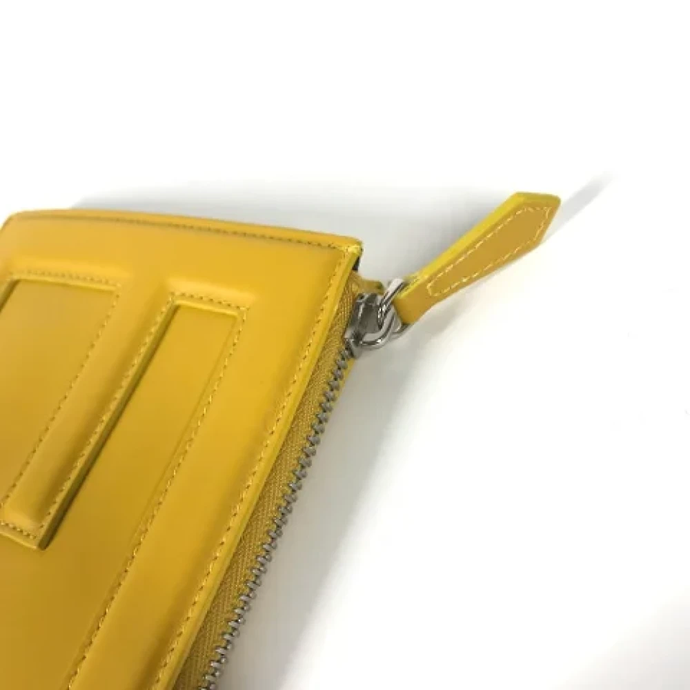 Fendi Vintage Pre-owned Leather fendi-bags Yellow Dames