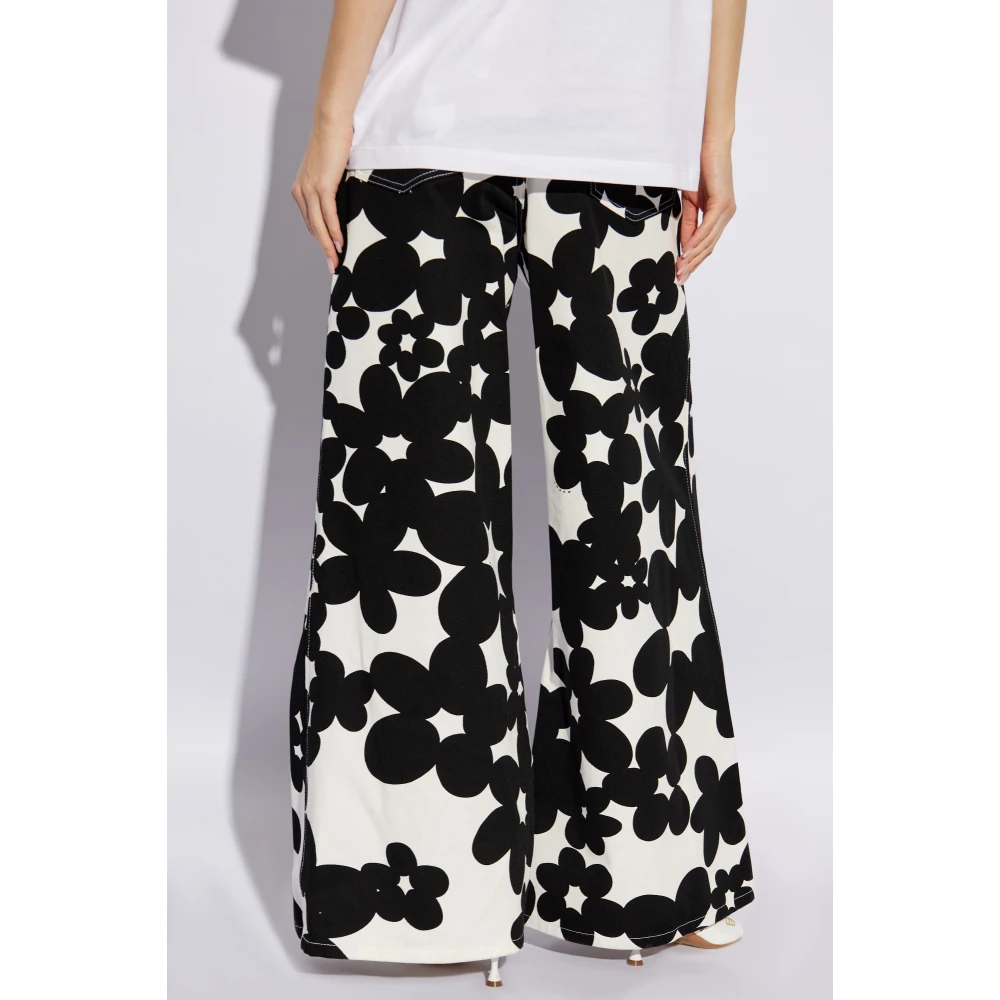 Marni Gedrukte jeans White Dames